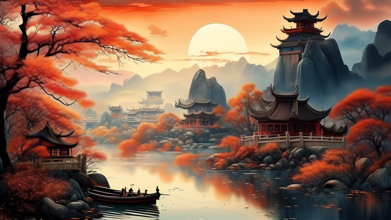 一往情深深几许？深山夕照深秋雨。