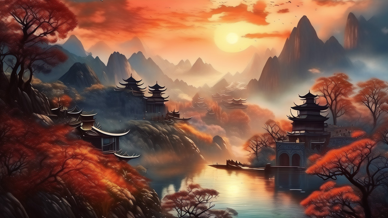 一往情深深几许？深山夕照深秋雨。